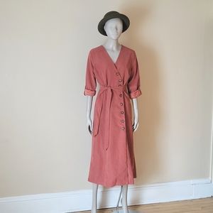 Soft  Eloquent dress beautiful clay color